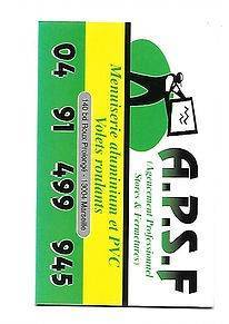 Fourniture et pose de volets roulants ALU et PVC Marseille 13004 APSF