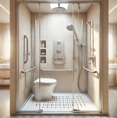 Étude personnalisée pour l'aménagement de salle de bain pour PMR à Versailles, Yvelines 78 avec des solutions adaptées